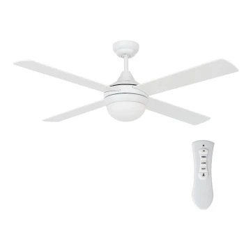 Lucci air 212961 - Ventilatore da soffitto AIRFUSION AIRLIE II 2xE27/15W/230V legno/bianco + telecomando