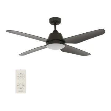 Lucci Air 212998 - Plafoniera LED ARIA LED/18W/230V nero + telecomando