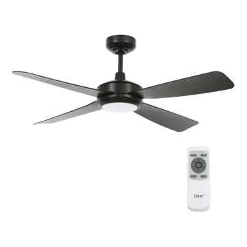 Lucci air 213303 - LED Ventilatore da soffitto dimmerabile  SLIPSTREAM 1xGX53/12W/230V  nero+ telecomando