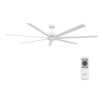 Lucci air 21610849 - Dimmerabile ceiling fan ATLANTA 1xGX53/12W/230V white+ + telecomando