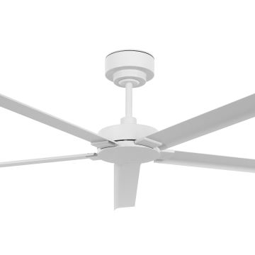 Lucci air 21616049 - Ventilatore da soffitto MONZA IP55 bianco + telecomando