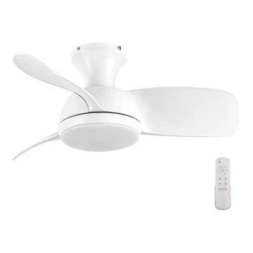 Lucci air 513071 - Ventilatore da soffitto LED dimmerabile SYROS LED/18W/230V 3000/4000/6000K bianco + telecomando