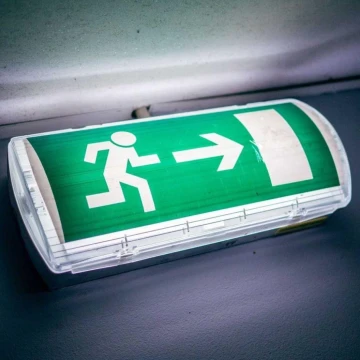 Luce di emergenza a LED con un normale test di funzionalità EMERGENCY EXIT LED/3W/230V 6400K IP65