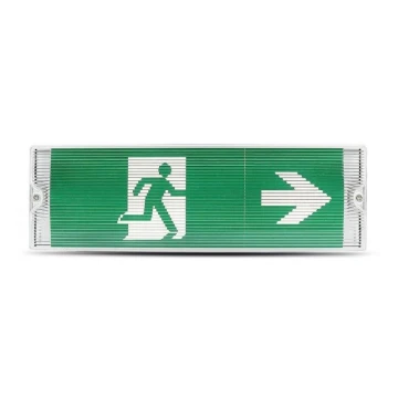 Luce di emergenza a LED EMERGENCY EXIT LED/3W/230V IP65 6000K 1200mAh