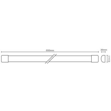 Luce LED dimmerabile sottopensile con sensore LED/20W/230V 4000K IP40