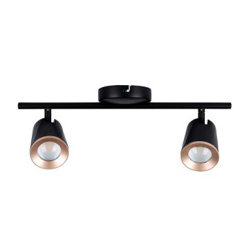 Luce Spot a LED 2xLED/5W/230V 3000K nero