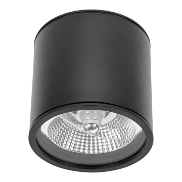 Luce Spot da bagno CHLOE AR111 1xGU10/50W/230V IP65 tondo nero