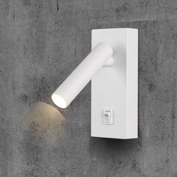 Luce Spot da parete a LED con interruttore LED/2W/230V 3000K bianco