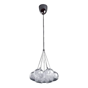 LUXERA 46037 - Lampadario a sospensione CRONOS 7xG4/20W/230V