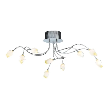 Luxera 64031 - LOTOSS Lampadario fisso 9xG4/20W/230V