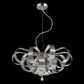 LUXERA 64409 - Lampadario di cristallo a sospensione RIBBON CRYSTAL 6xG9/33W/230V