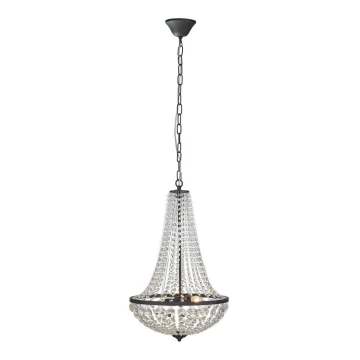 Markslöjd 107027 - Lampadario di cristallo su catena GRÄNSÖ 2xE14/40W/230V