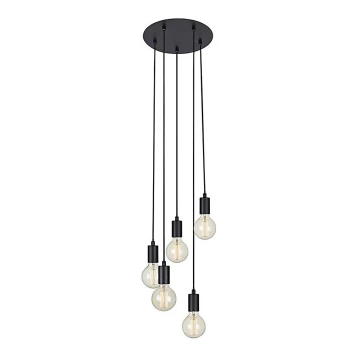 Markslöjd 107467 - Lampadario a sospensione con filo SKY 5xE27/60W/230V