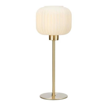 Markslöjd 108120 - Lampada da tavolo SOBER 1xE27/60W/230V ottone