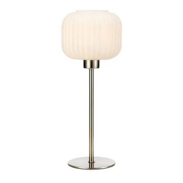 Markslöjd 108121 - Lampada da tavolo SOBER 1xE27/60W/230V cromo opaco