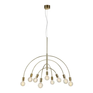 Markslöjd 108289 - Lampadario su filo LAVELLO 9xE27/40W/230V oro