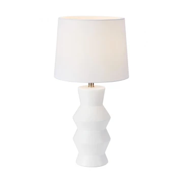 Markslöjd 108448 - Lampada da tavolo SIENNA 1xE27/40W/230V bianco