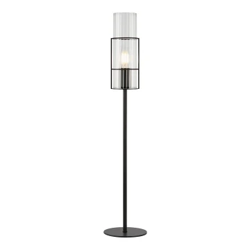 Markslöjd 108556 - Lampada da tavolo TUBO 1xE14/40W/230V 65 cm nero/clear