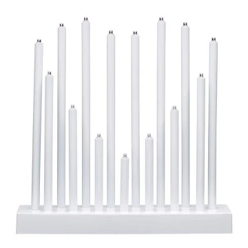 Markslöjd 702639 - Candelabro natalizio a LED ROMANS LED/0,9W/3xAA bianco