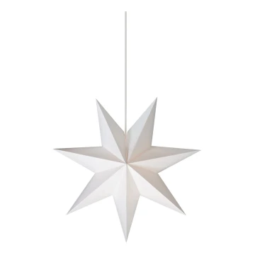 Markslöjd 703120 - Decorazione natalizia DUVA 1xE14/25W/230V diametro 45 cm bianco
