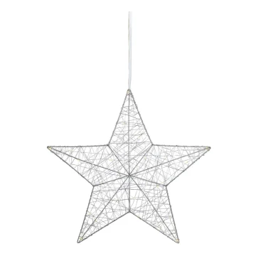 Markslöjd 703436 - Decorazione di Natale LED ARTUR 30xLED/0,9W/4,5V argento 50 cm