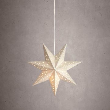 Markslöjd 704416 - Decorazione di Natale SOLVALLA 1xE14/25W/230V argento 45 cm