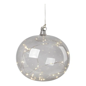 Markslöjd 704863 - Decorazione natalizia LED LINA 20xLED/0,6W/4,5V grigio
