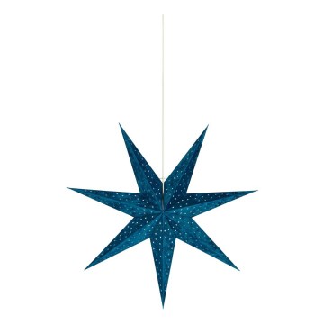 Markslöjd 705487 - Decorazione di Natale VELOURS 1xE14/6W/230V 75 cm blu