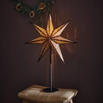 Markslöjd 705796 - Decorazione natalizia GLITTER 1xE14/25W/230V 65 cm bronzo/nero