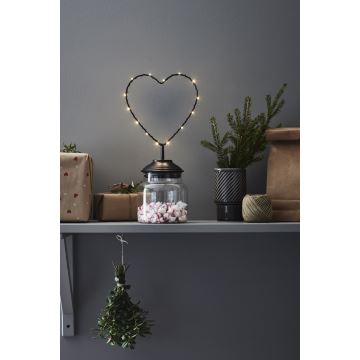 Markslöjd 705855 - Decorazione natalizia LED SWEETIE LED/0,45W/3xAA cuore