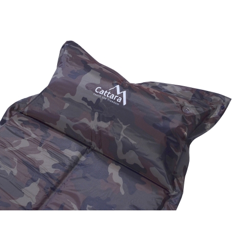 Materassino da campeggio autogonfiabile con cuscino camouflage