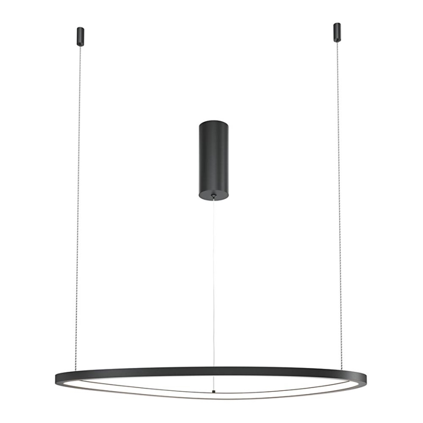 Maytoni MOD072PL-L28B3K1 - Lampadario LED a sospensione con filo GLINT LED/24W/230V nero diametro 60 cm