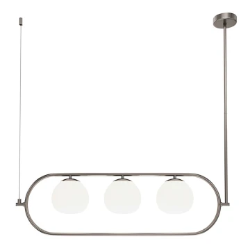 Maytoni MOD221PL-03N - Lampadario a sospensione con supporto rigido ERICH 3xE14/40W/230V cromo