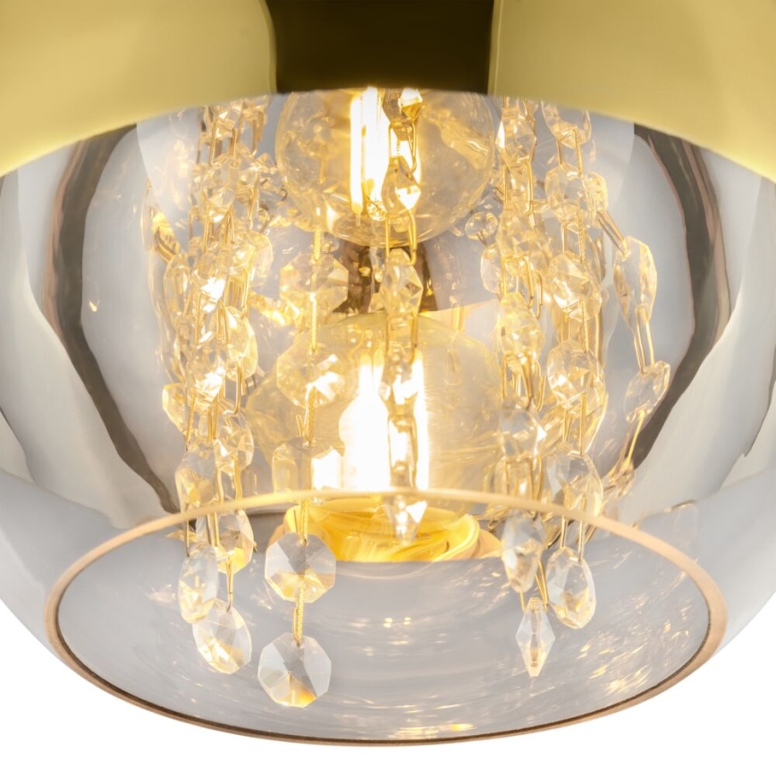 Maytoni P140-PL-110-1-G - Lampadario a sospensione con filo FERMI 1xE27/60W/230V oro