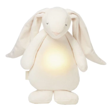 Moonie - Amico di coccole con una melodia e luce coniglietto crema