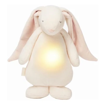 Moonie - Compagno di coccole con melodia e luce coniglietto powder