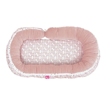 MOTHERHOOD - Nido e cuscino per neonato JUNIOR 2in1 rosa