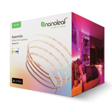 Nanoleaf - Striscia LED RGBW dimmerabile ESSENTIALS 2700-6500K Wi-Fi 5m