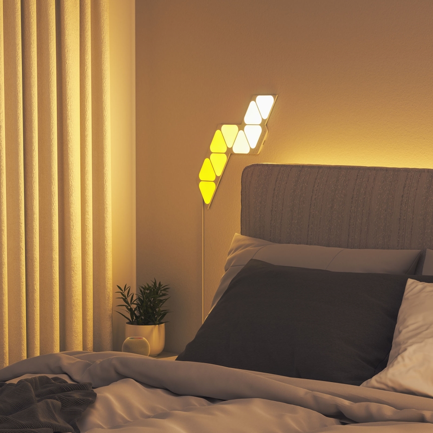 Nanoleaf - SET 9x LED RGBW Pannello dimmerabile TRIANGOLI LED/0,54W/230V 1200-6500K Wi-Fi