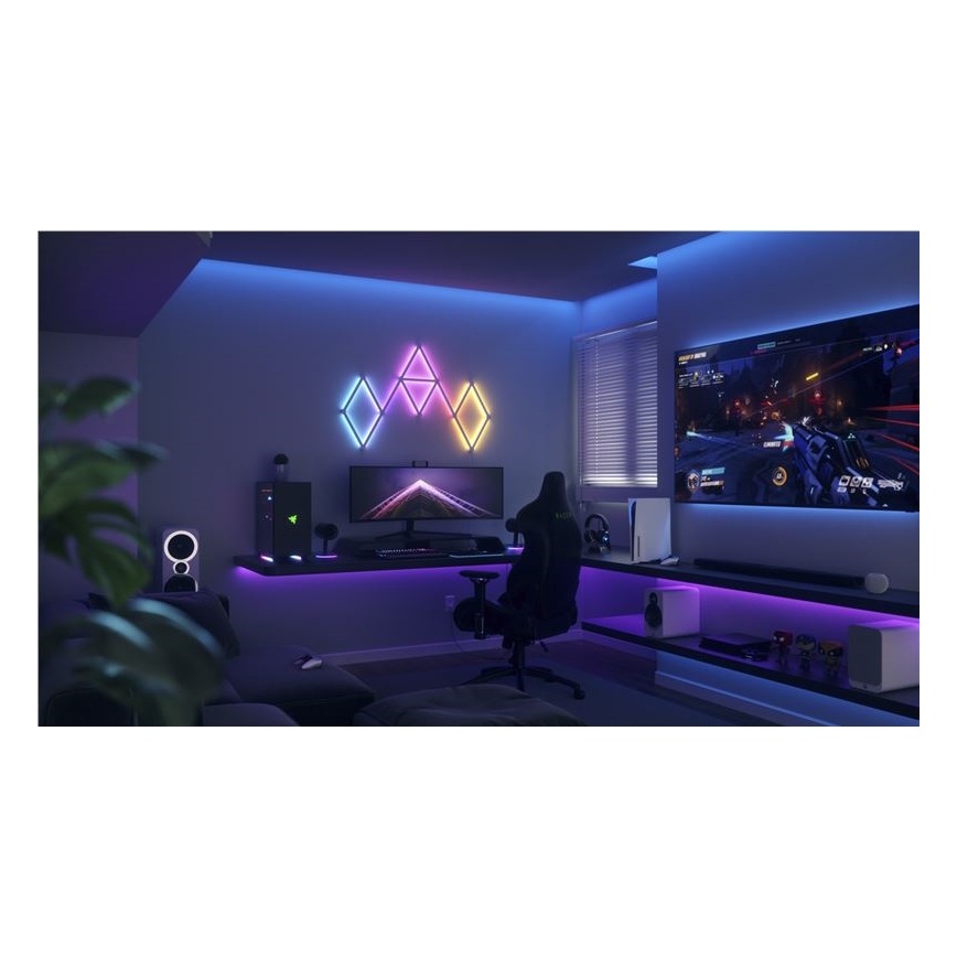 Nanoleaf - Set prolunga 3x LED RGBW Dimmerabile rotaia LINES LED/2W/230V 1200-6000K Wi-Fi