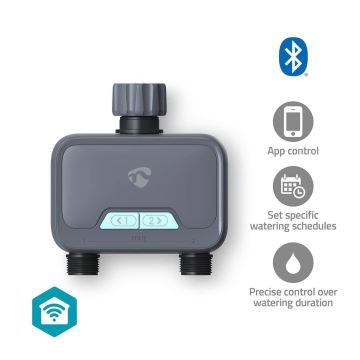 Regolatore del flusso d'acqua 4xAA Wi-Fi Tuya IP54