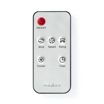 Raffreddatore d'aria mobile 3in1 80W/230V bianco + telecomando