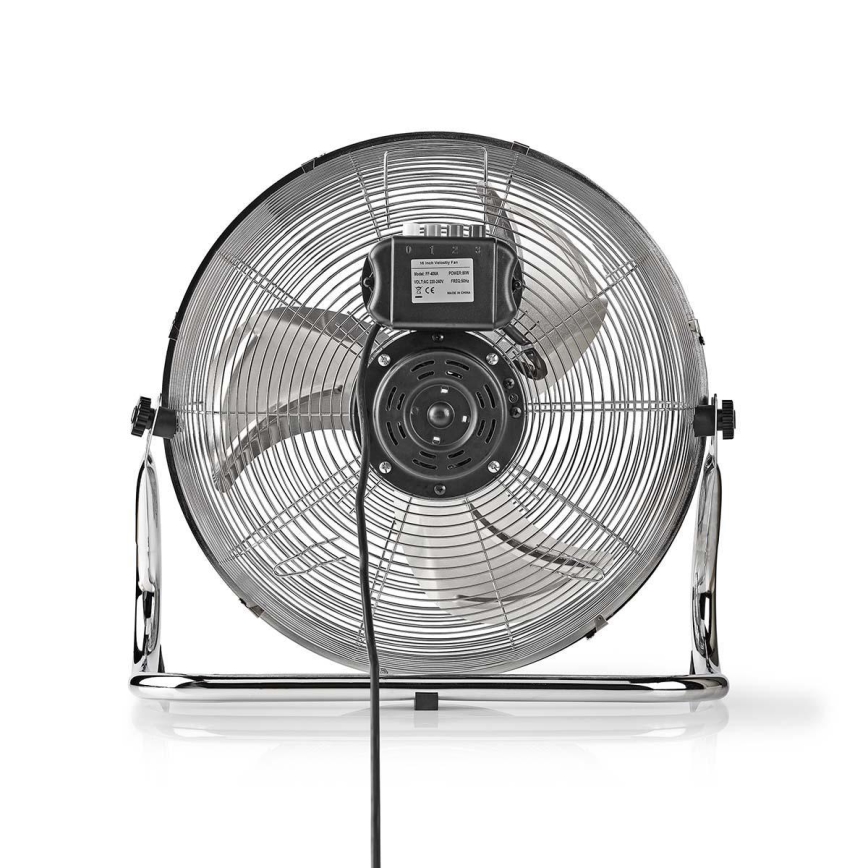 Ventilatore con supporto 80W/230V cromo lucido