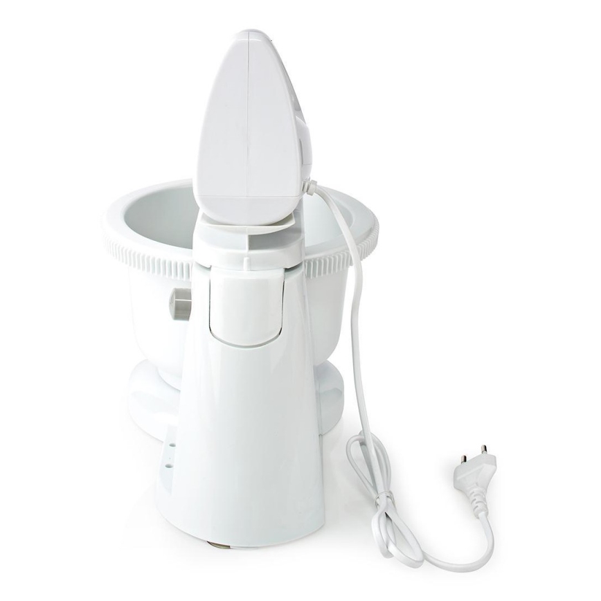 Nedis KAHM110CWT - Sbattitore a mano rotante 200W/230V bianco