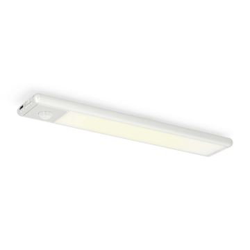 Nedis LCRM01WT - Illuminazione per armadi a LED ricaricabile con sensore LED/1W/1100 mAh 3000K