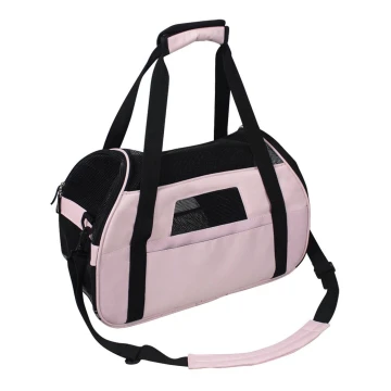 Nobleza - Borsa trasportino per animali 43 cm rosa