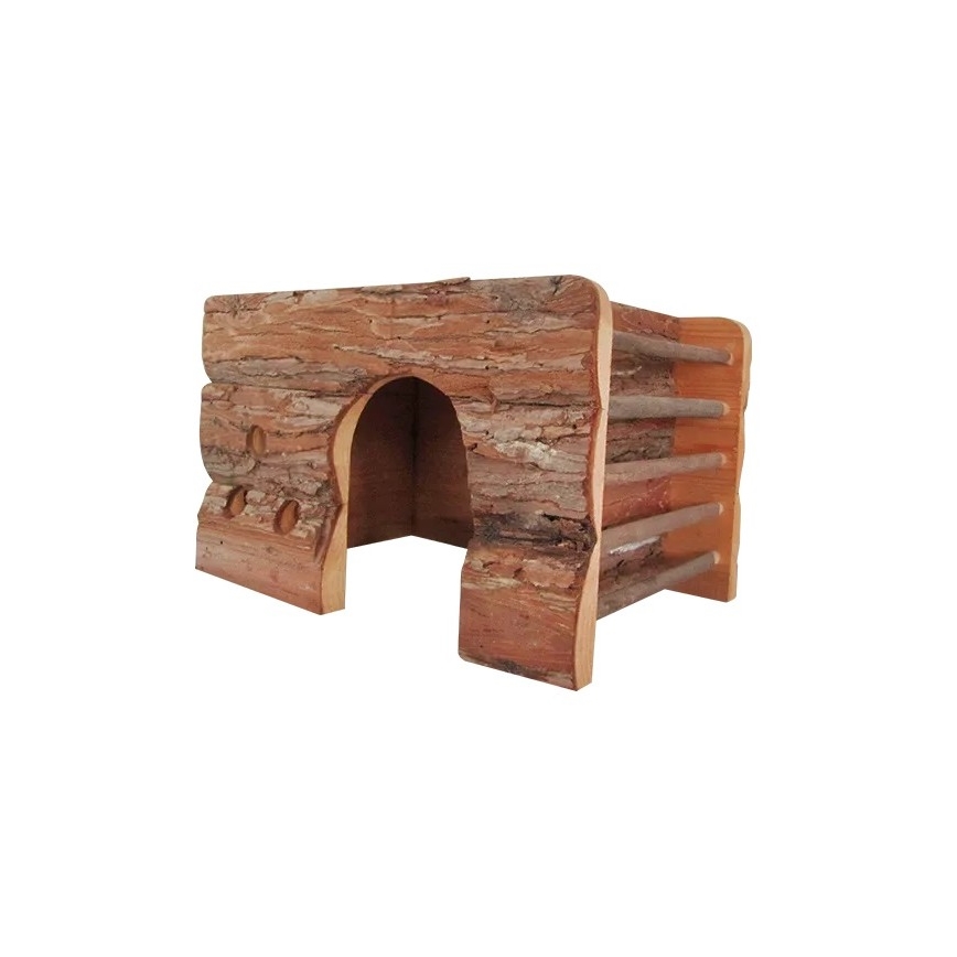 Nobleza - Casetta in legno per roditori 25x40x29cm