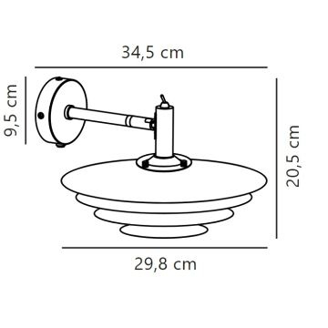 Nordlux - Applique BRETAGNE 1xG9/25W/230V bianco