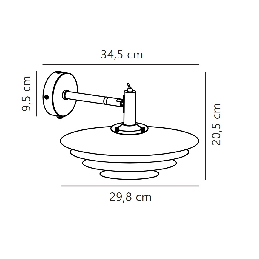 Nordlux - Applique BRETAGNE 1xG9/25W/230V bianco