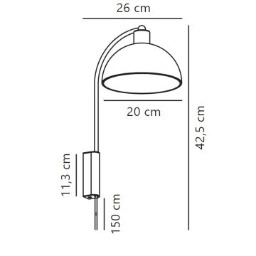 Nordlux - Applique ELLEN 1xE14/40W/230V oro